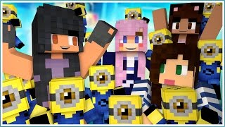 Minecraft Minions Hide n Seek  Ladies Play [upl. by Inger]