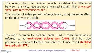 MODULE 1  TOPIC 17  TRANSMISSION MEDIA [upl. by Sucramal]