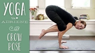 Crow Pose  How To Do Crow Pose  Yoga With Adriene [upl. by Eetnom]