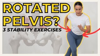 3 Stability Exercises for Rotated Pelvis [upl. by Eiggem777]