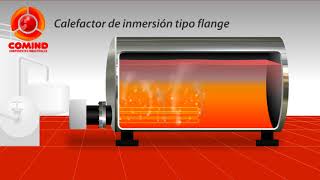 Calefactor de inmersion tipo Flange [upl. by Arabel]