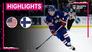 USA  Finnland  IIHF U20 EishockeyWM  MAGENTA SPORT [upl. by Anide]