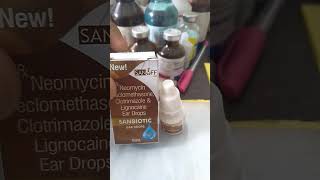 Sanbiotic Ear Drops  Sanbiotic Ear Drops Used  Sanbiotic Ear Drops Uses In Hindi  Clotrimazole [upl. by Yltsew]