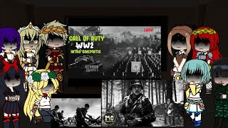 Gate reacts to Call of Duty ww2 intro [upl. by Hunter876]