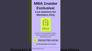 Unlock the Secrets to MBA Admission Success in 2024 Join Our Exclusive MemberOnly Webinars [upl. by Aened]