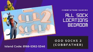 All Sock Locations Bedroom  Odd Socks 2  816853625346  Cobbfather  Fortnite Creative Showcase [upl. by Yasnil986]