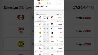 Sportwetten Spieltag 11 der Bundesliga [upl. by Haiasi]