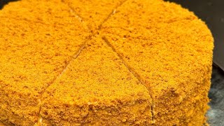 Medovik  Russian Honey Cake Recipe [upl. by Ahsinoj]