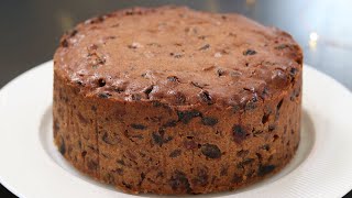 Christmas Cake RecipeQuick amp Easy Last minute Xmas cakesuper moist fruit cake recipe for xmas [upl. by Garrik800]