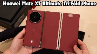 Huawei Mate XT Ultimate TriFold Phone  UNBOXING amp Handson FULL REVIEW [upl. by Latsryc]