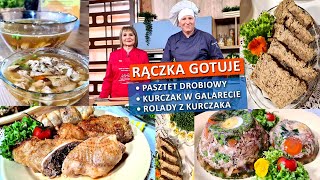 Rączka gotuje pasztet drobiowy kurczak w galarecie rolady drobiowe z grzybami [upl. by Nottarts63]