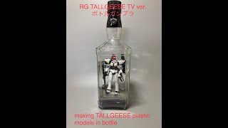 RG TALLGEESE TV ver ボトルガンプラ making TALLGEESE plastic models in bottle [upl. by Ettelrahc]