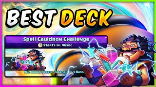 SPELL CAULDRON CHALLENGE in CLASH ROYALE [upl. by Ecnesse]