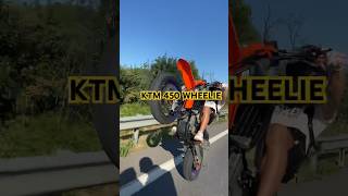 Ktm 450 wheelie [upl. by Acinna]