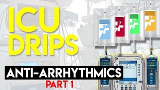 Antiarrhythmics Part 1  ICU Drips [upl. by Yartnoed]