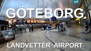 Walking in the terminal Göteborg Landvetter Airport Sweden [upl. by Buiron]