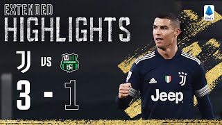 Juventus 31 Sassuolo  Ramsey amp Ronaldo Secure win with Late Goals  EXTENDED Highlights [upl. by Euqirat]