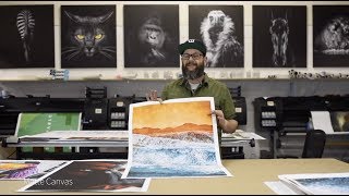 Canvas Printing Options and Finishes [upl. by Clayton]