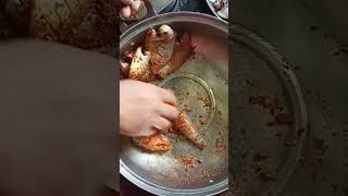 Karimeen😅😸 karimeenpollichathu fishfry tastefood food youtubeshorts shortvideo [upl. by Auahsoj]