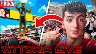 ULTIMO GIRO di LECLERC e PREMIAZIONE🏁😍 SUPER VITTORIA LECLERC a MONZA  GRAN PREMIO D’ITALIA 2024😱 [upl. by Aruam]