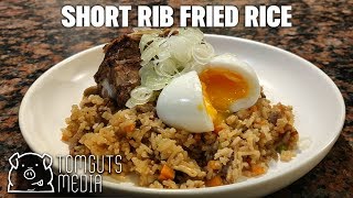 SUPER EASY FRIED RICE RECIPE Short Rib Fried Rice Tomguts Media [upl. by Eilzel]