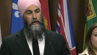 NDP Leader Jagmeet Singh on his bill to lower grocery prices pharmacare – February 7 2024 [upl. by Anitsahs]