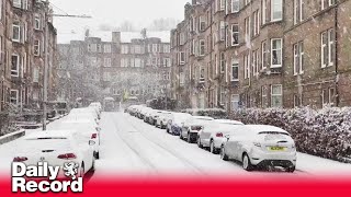 Scotland to face snow bomb as weather maps predict 29 inch flurries [upl. by Hitoshi]