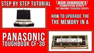 How to Upgrade the Memory in a Panasonic Toughbook CF30 [upl. by Eldoria]