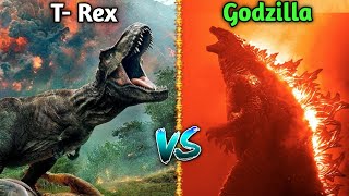 TREX VS GODZILLA  Who will Win [upl. by Russo104]