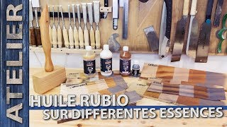 Nuancier Rubio monocoat sur différentes essences de bois [upl. by Whelan]