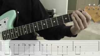 Peter Gunn Theme Guitar Lesson [upl. by Galateah]