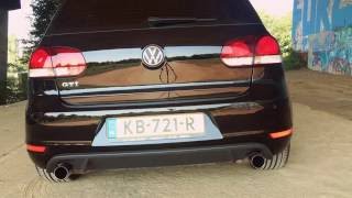 Golf VI GTI resonator delete sound [upl. by Granoff]