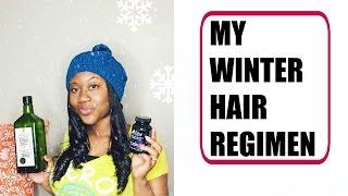 MY WINTER HAIR REGIMEN  Grow Long Hair in the Winter [upl. by Lamrej252]