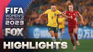 Australia vs Denmark Highlights  2023 FIFA Womens World Cup  Round of 16 [upl. by Nightingale]