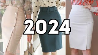 FALDAS DE MODA 2024  IDEAS LOOKS CON FALDAS [upl. by Iteerp]