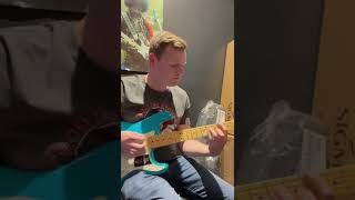 First Time Playing a Fender American Professional II Stratocaster [upl. by Thornburg]