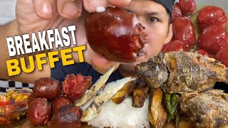 ULTIMATE FILIPINO BREAKFAST Inspired by P85 Breakfast Buffet Mukbang ASMR [upl. by Reid932]