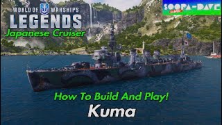 Kuma Japanese Tech Tree Cruiser World Of Warships Legends Guide [upl. by Ikik]