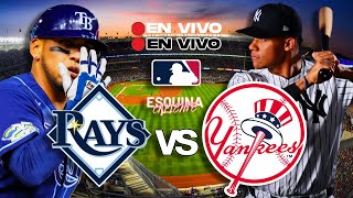 🔴 EN VIVO TAMPA BAY RAYS vs YANKEES NEW YORK  MLB LIVE [upl. by Eliades]