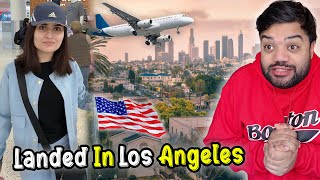 Left New York And Landed In Los Angeles 😍🇺🇸  United Sates Of America Mein Hollywood Ka Shahar 😱 [upl. by Elraet49]