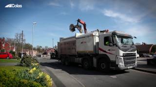 Micro surfacing Carriageway process Video HD by Colas Ltd [upl. by Htaek133]