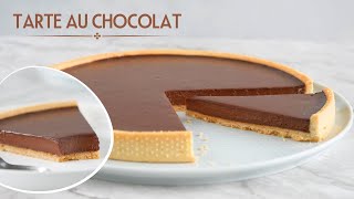 La Meilleure TARTE au CHOCOLAT avec PÂTE SABLÉE  Recette Facile et Ultra Fondante [upl. by Lohrman]