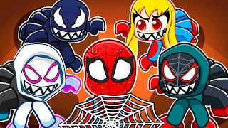 My Friends Became EVIL SPIDERS in Roblox [upl. by Irot408]