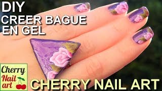 DIY Bague assortie au nail art [upl. by Hayyifas]