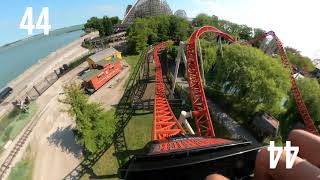 1 Minute Roller Coaster Timer 🎢  Maverick OnRide POV Cedar Point [upl. by Jenei]