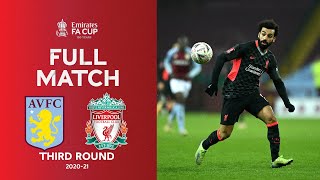 FULL MATCH  Aston Villa v Liverpool  Emirates FA Cup Third Round 202021 [upl. by Austina]