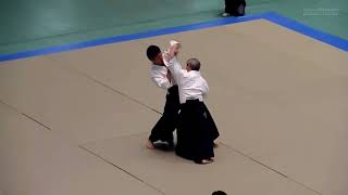 AIKIDO DEMO Shirakawa Katsutoshi  50th All Japan Demonstration 2012 [upl. by Adnalohs]