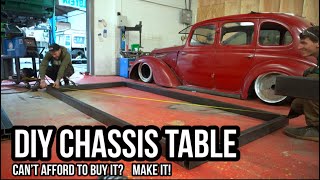 DIY Chassis table for the Austin street rod build [upl. by Isied480]