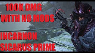 WARFRAME NEW MOST OP PISTOL Incarnon Sicarus Prime Build Guide  Koumei amp The Five Fates [upl. by Capone]