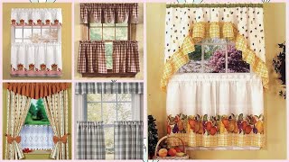 Best 50 Kitchen Curtains Ideas 2024  Window Curtain Designs  Curtain Design Ideas for Kitchen [upl. by Etiragram]